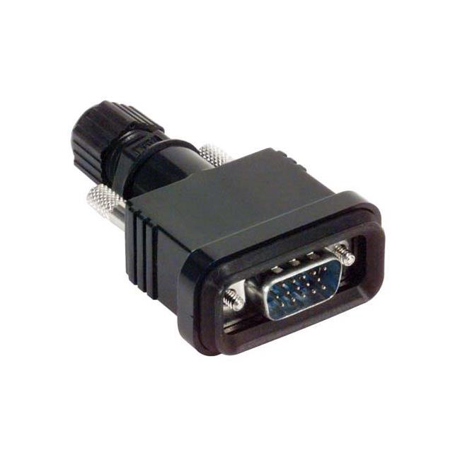CONN D-SUB HD PLUG 15POS PNL MNT【WPHDB15P-KIT】