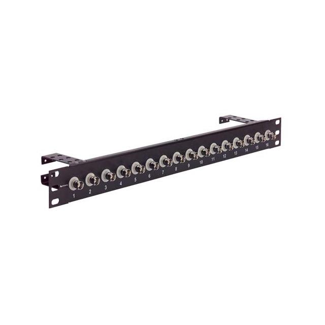 PNL1U RACK W/16 BNC F-F+CM【PR175B16GCMB】