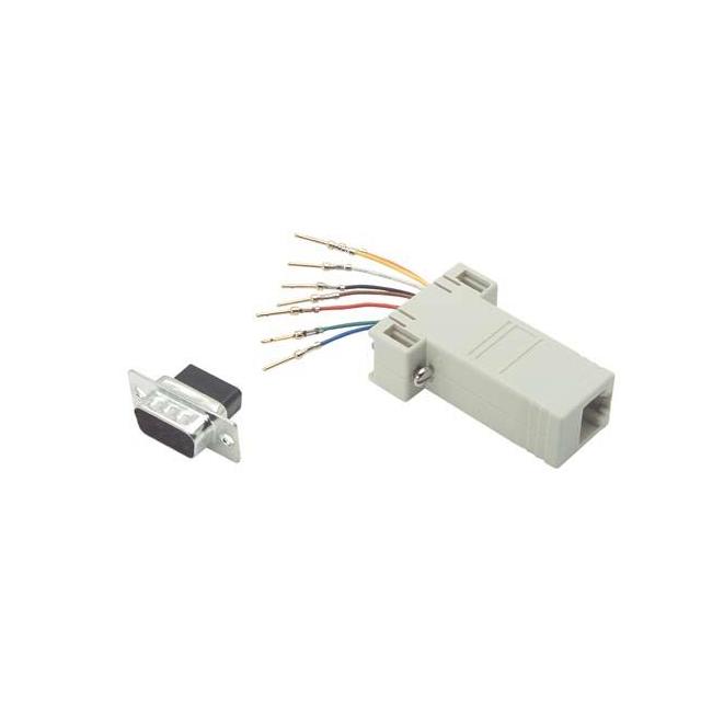 ADAPTOR KIT DB9M/RJ45 JACK【RBA098M】