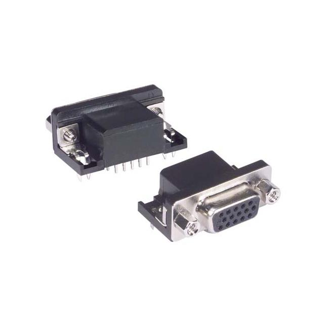 CONN D-SUB HD RCPT 15P R/A SLDR【SDH15S-RA-PC】