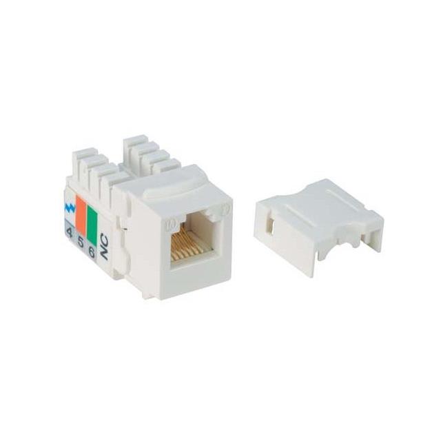 【MJS110RJ12-WT】JACK CAT3 RJ12/110 WHITE