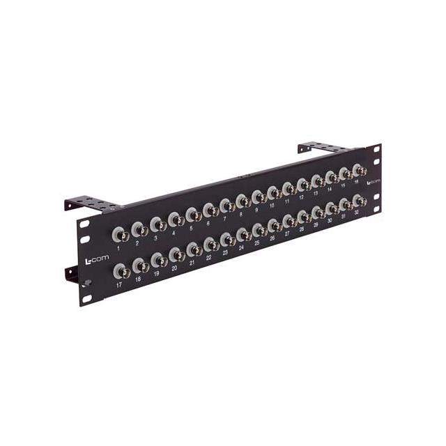 【PR35B32GCMB】3.5""X19"" W/32 BNC F-F GND+C BK