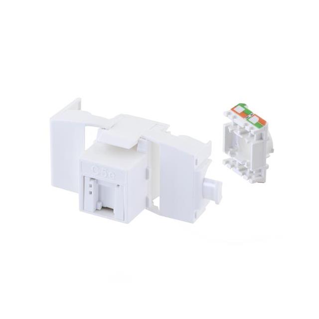 C5E KEYSTONE JACK RJ45/TL POE+ W【RJTLC5E-POE】