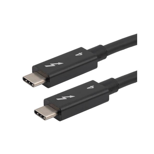 【TB4P-MM-BLK-2F】THUNDERBOLT 4 COMPATIBLE, C-M/C-