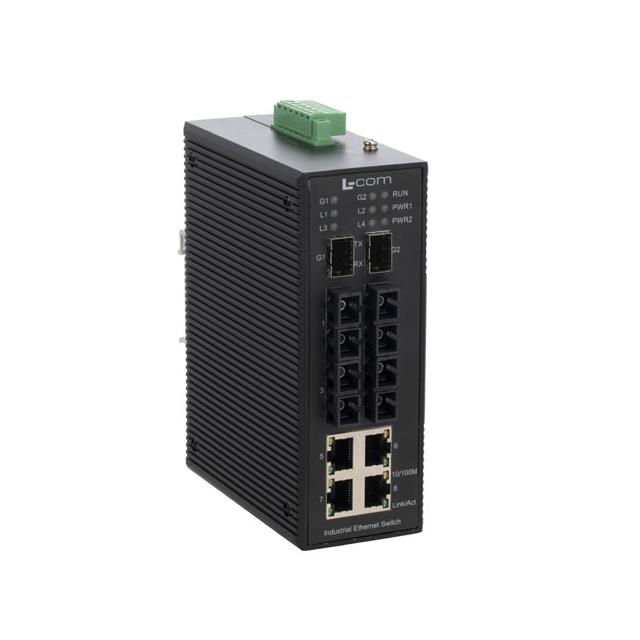 【IES-2210-M2-SFP】NTSWTC 4X 10/100TX RJ45, 4X 100F