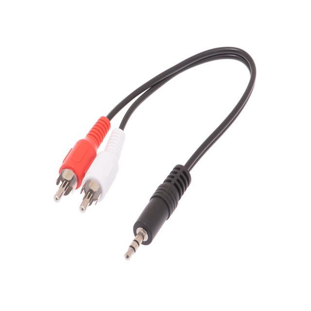 【35MMM-2RCAM】3.5MM STEREO MALE TO DUAL RCA MA