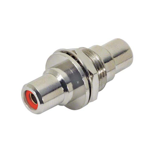 【BA400R】ADAPTOR RCA F-F 75 OHM RED