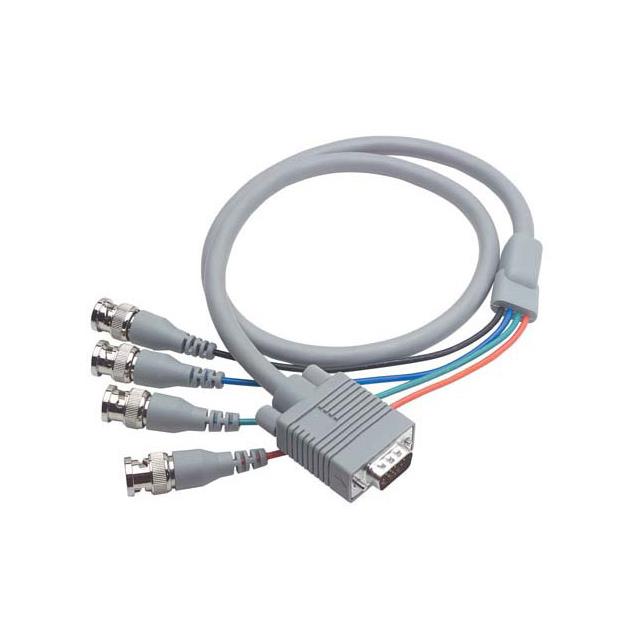 CA VGA BKT HD15 M/4 BNC M 6'【CTL4CAT-6】