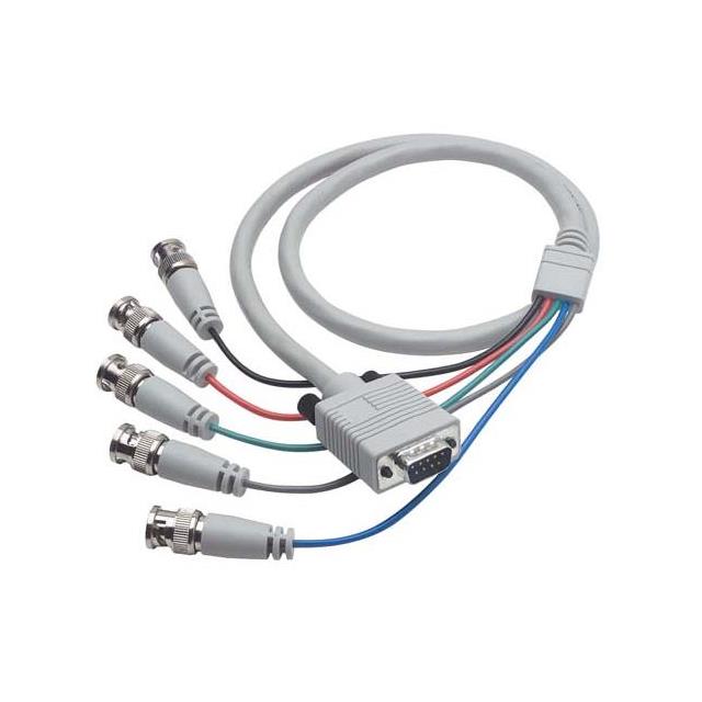 CA VGA BKT DB9 M/5 BNC M 3'【CTL5CAD-3】