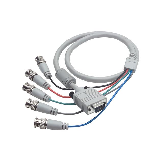 CA VGA DB9 M/5 BNC M W/FERR 6'【CTL5CAD-6F】