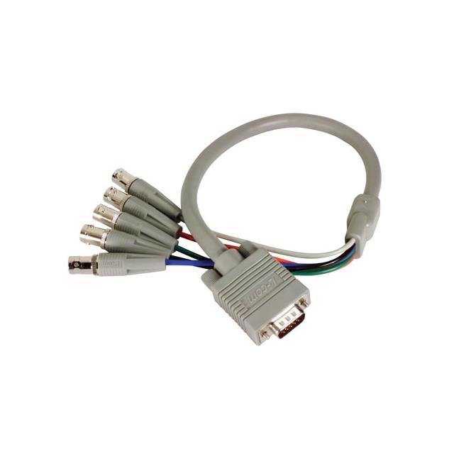 CA VGA BKT HD15 M/5 BNC F 1.5'【CTL5CAR-1.5】