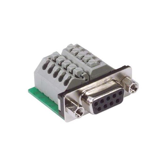 CONN D-SUB RCPT 9P R/A TERM BLK【DGS9FT】