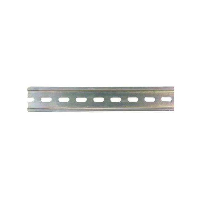 DIN RAIL 35MMX7MM SLOT 10" STL【DIN-35-NB14】