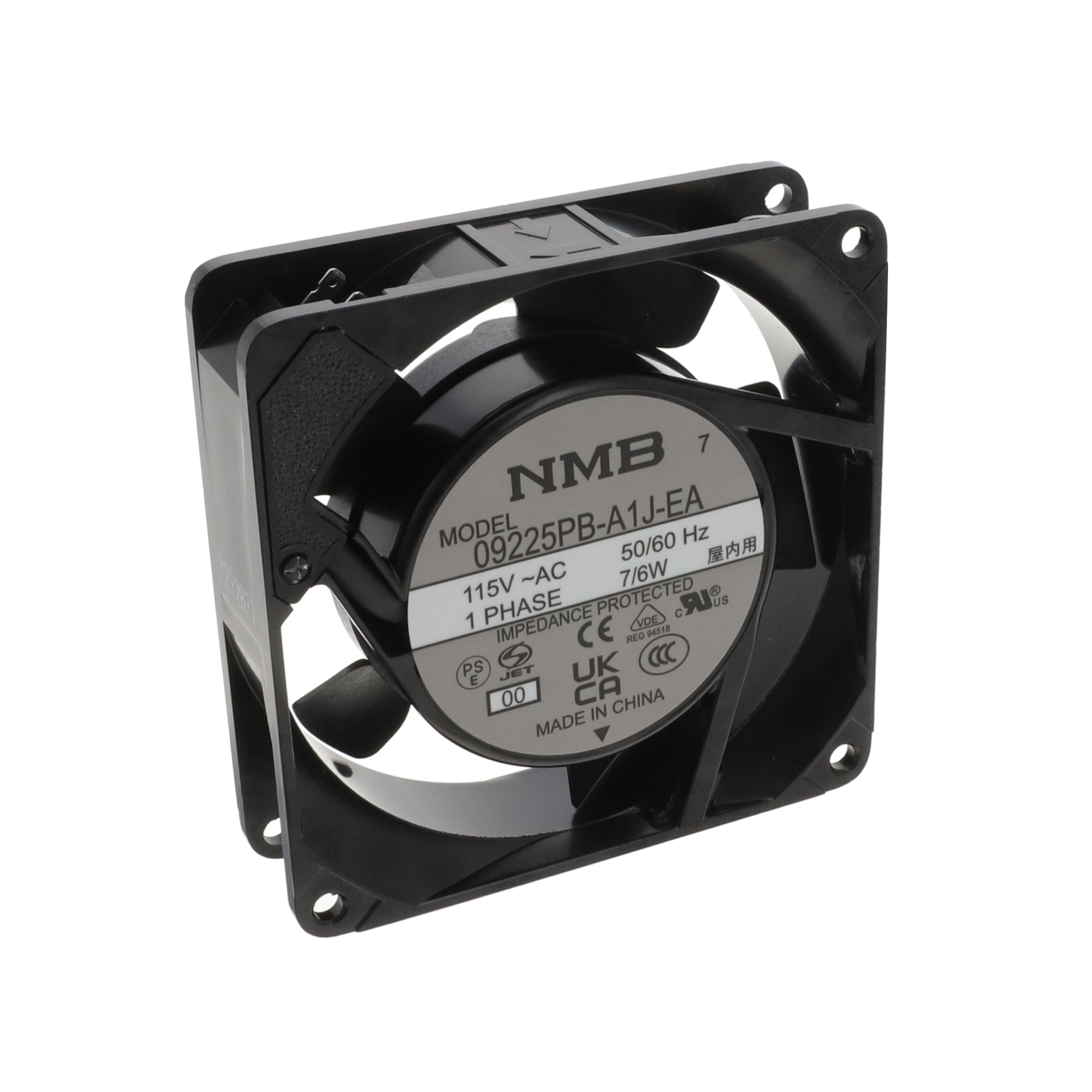 【09225PB-A1J-EA-00】FAN 92MM X 25MM 115VAC TERMINAL