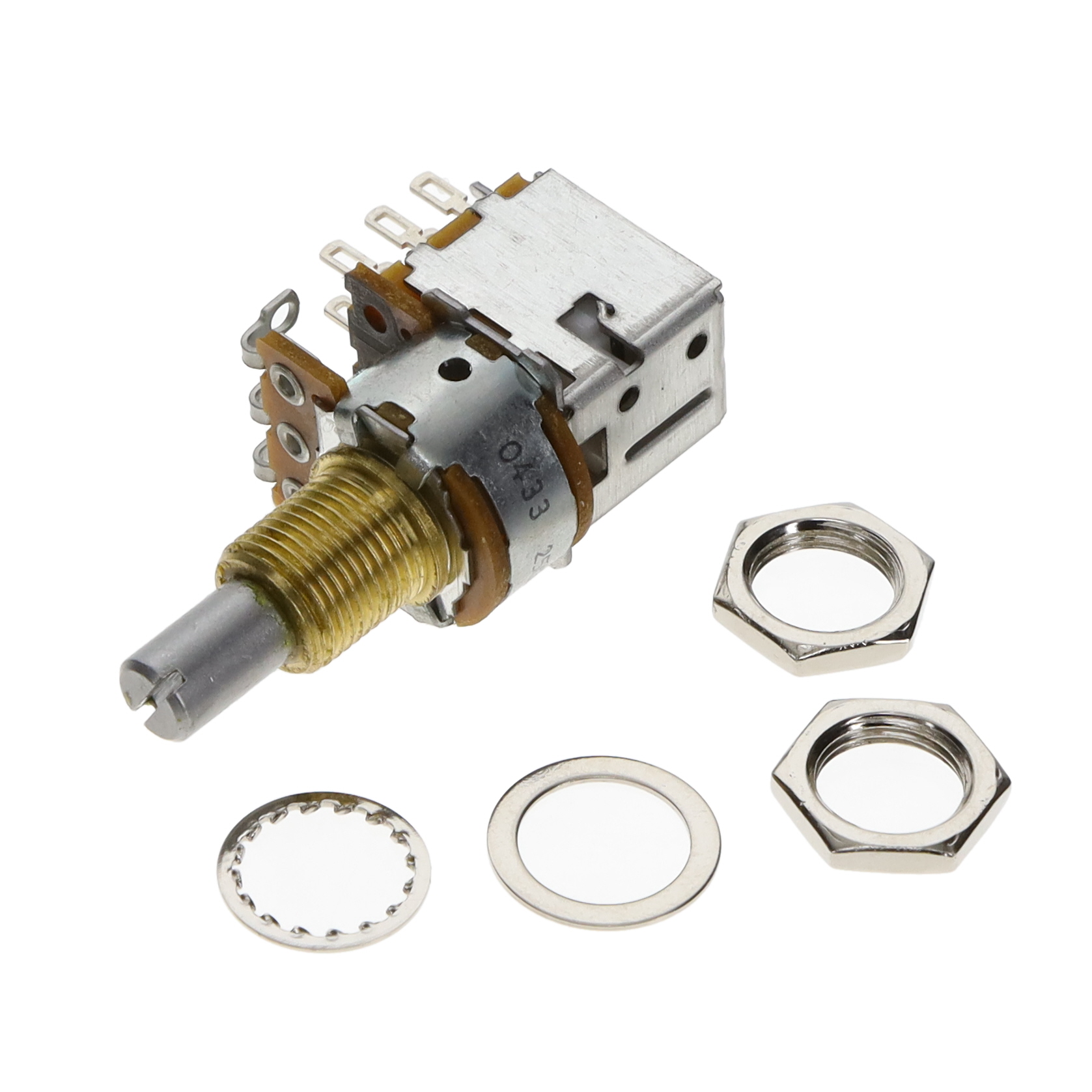 【18VRGT324S254NA3】POT 250K OHM 1/20W LOGARITHMIC