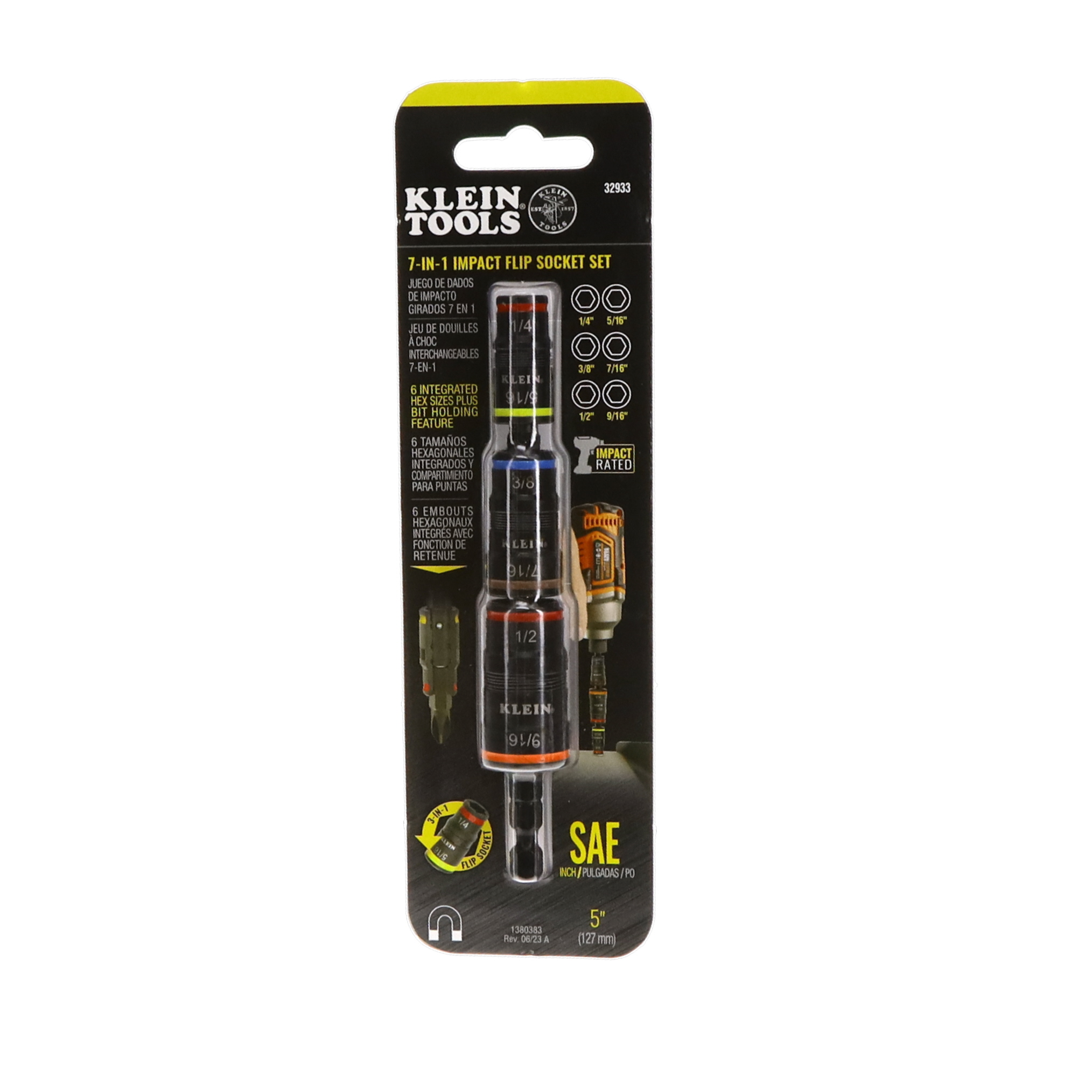 【32933】7-IN-1 IMPACT FLIP SOCKET SET NO