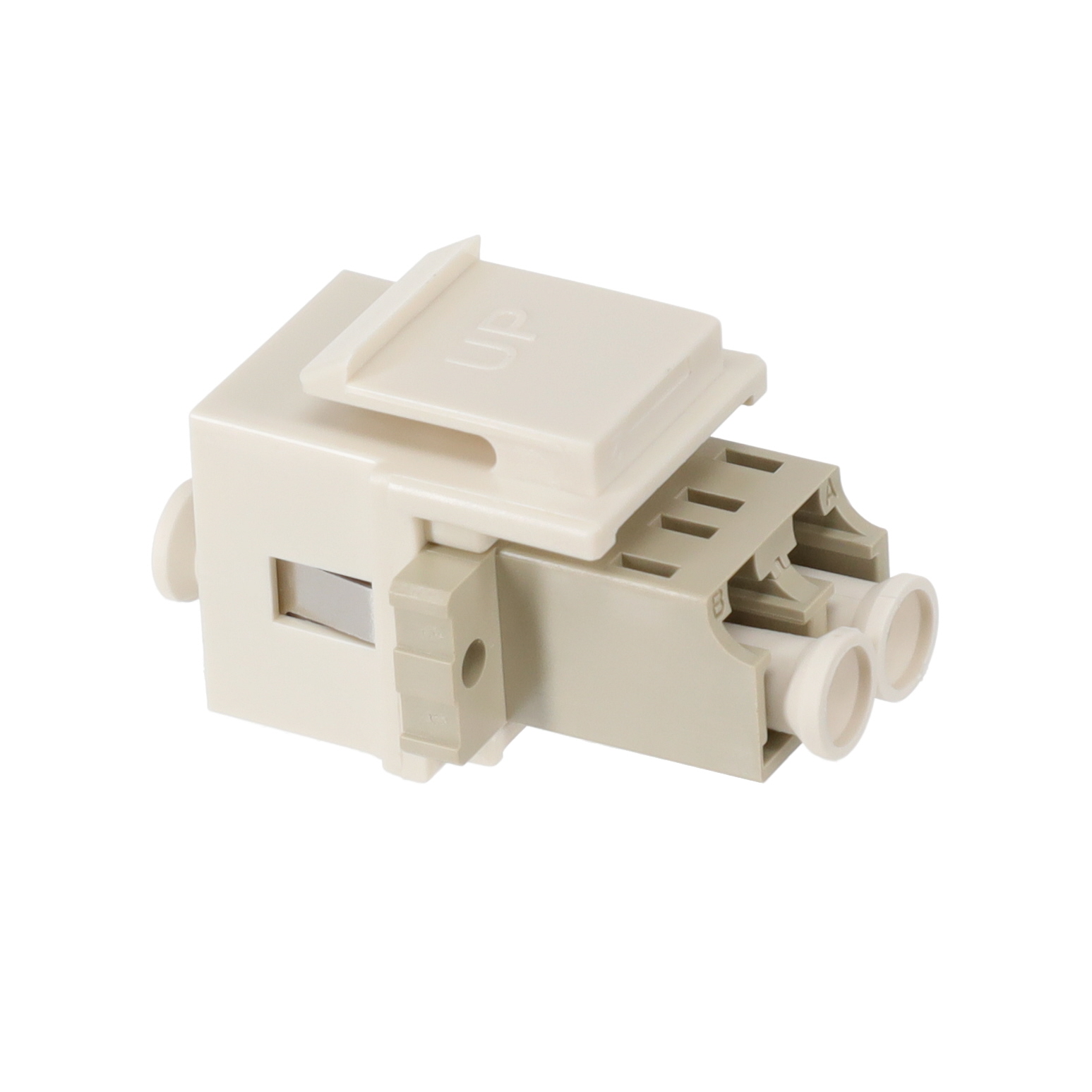 【LCMMINSERT-FW】LC MULTIMODE FIBER MODULE, BEIGE