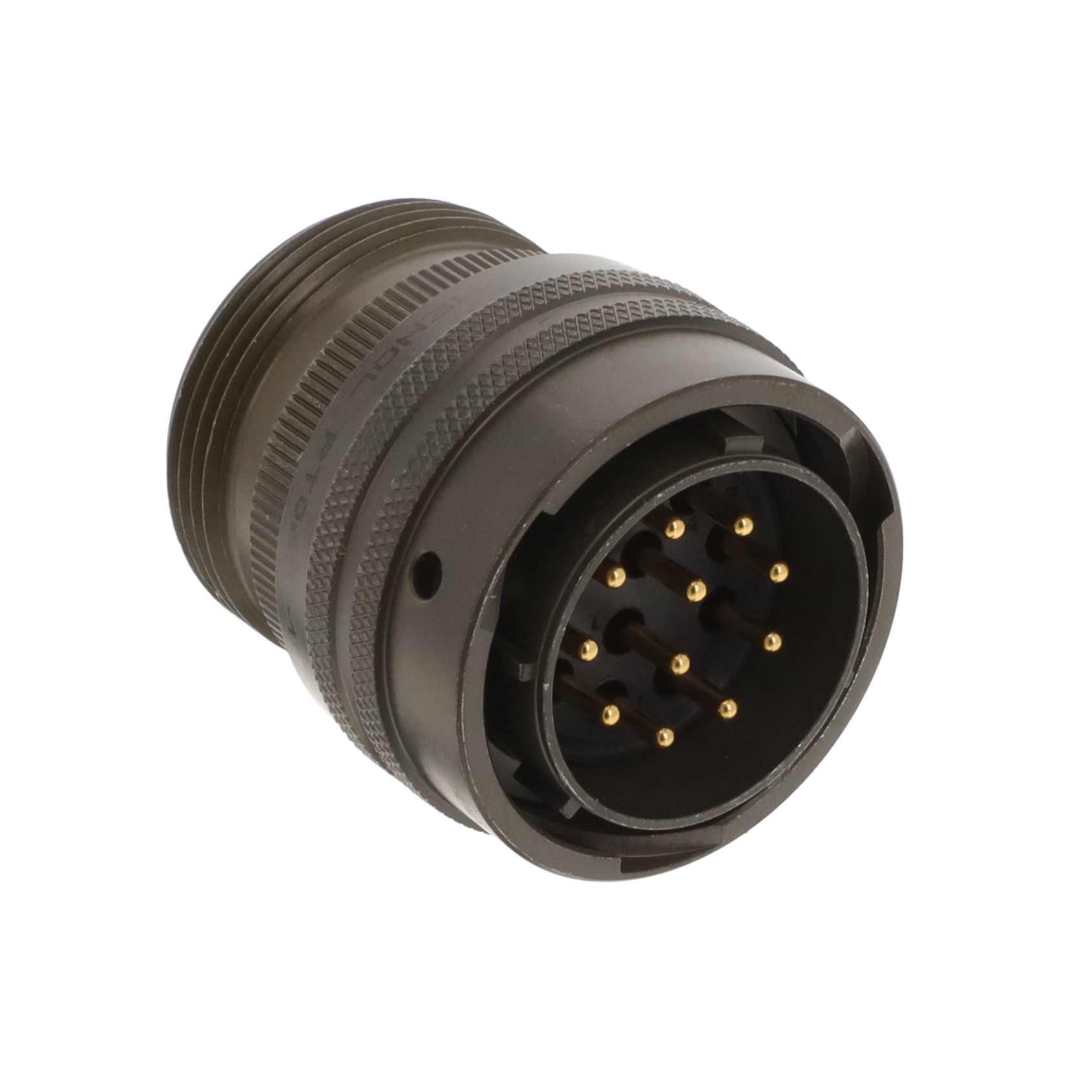 【PT06A-18-11P】CONN PLUG MALE 11P GOLD SLDR CUP