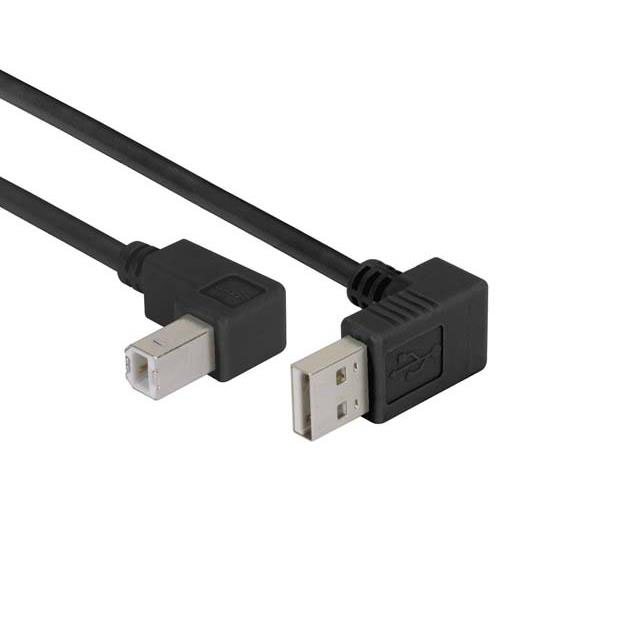 【CABLK90DA-DB-03M】CA USB 90DA A/90DA B BLK 0.3M