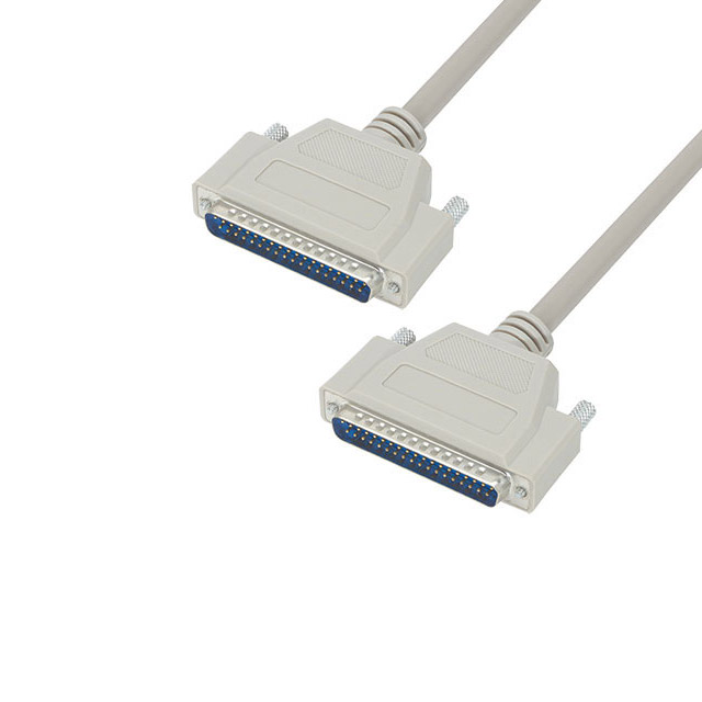 【CSMN37MM-2.5】CABLE DB37M/M MOLDED 2.5'