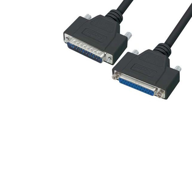 CABLE DB25M/F MOLDED BLK 1'【CSMNB25MF-1】