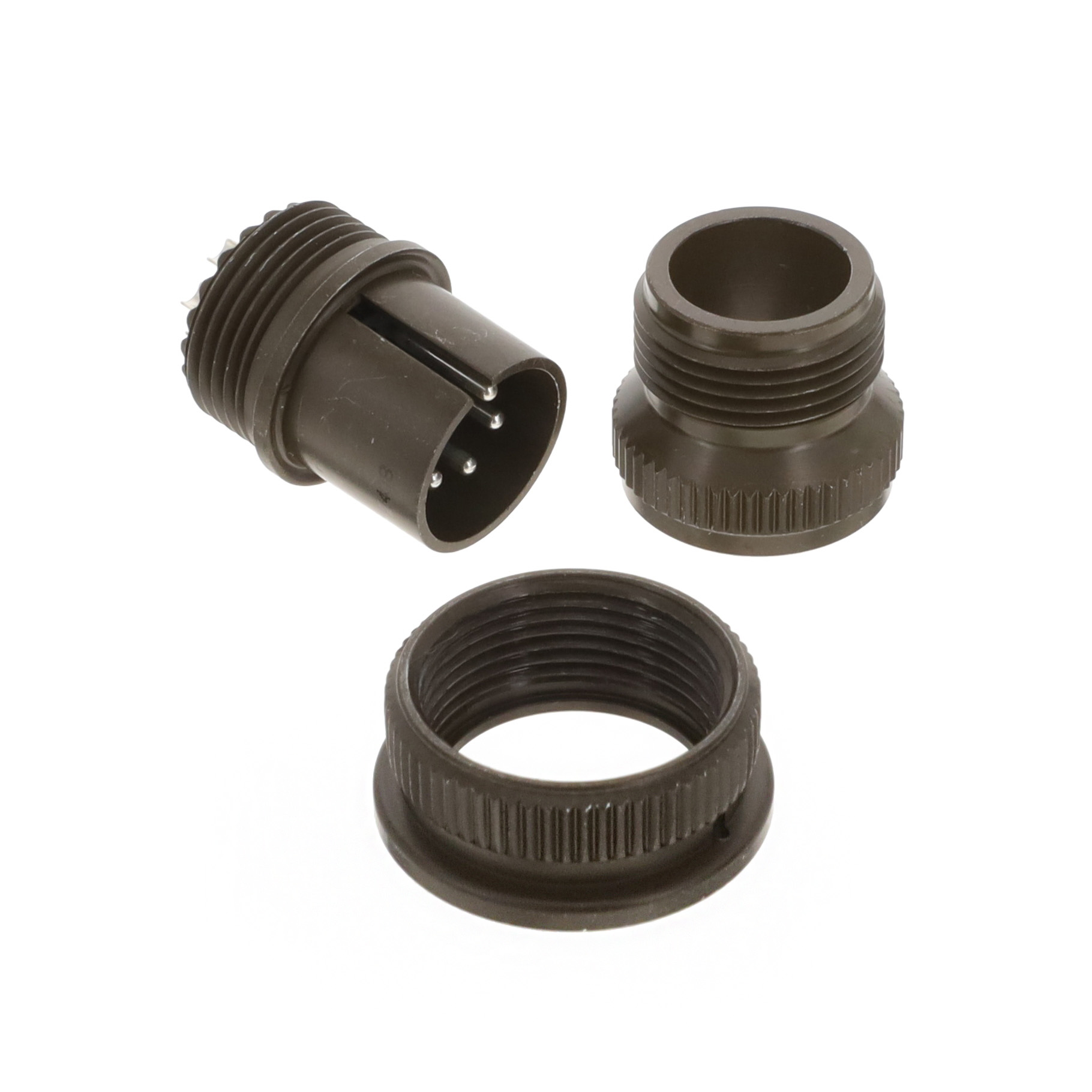 【MS3106A14S-6P】CONN PLUG MALE 6P SILV SLDR CUP