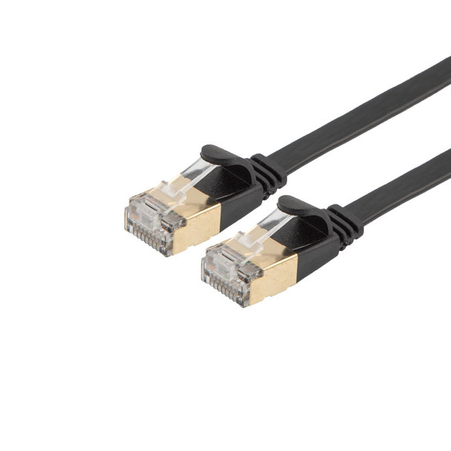 【TRD632ASFLAT-BLK-35F】C6A ULTRAFLAT U/FTP 32AWG CM PVC