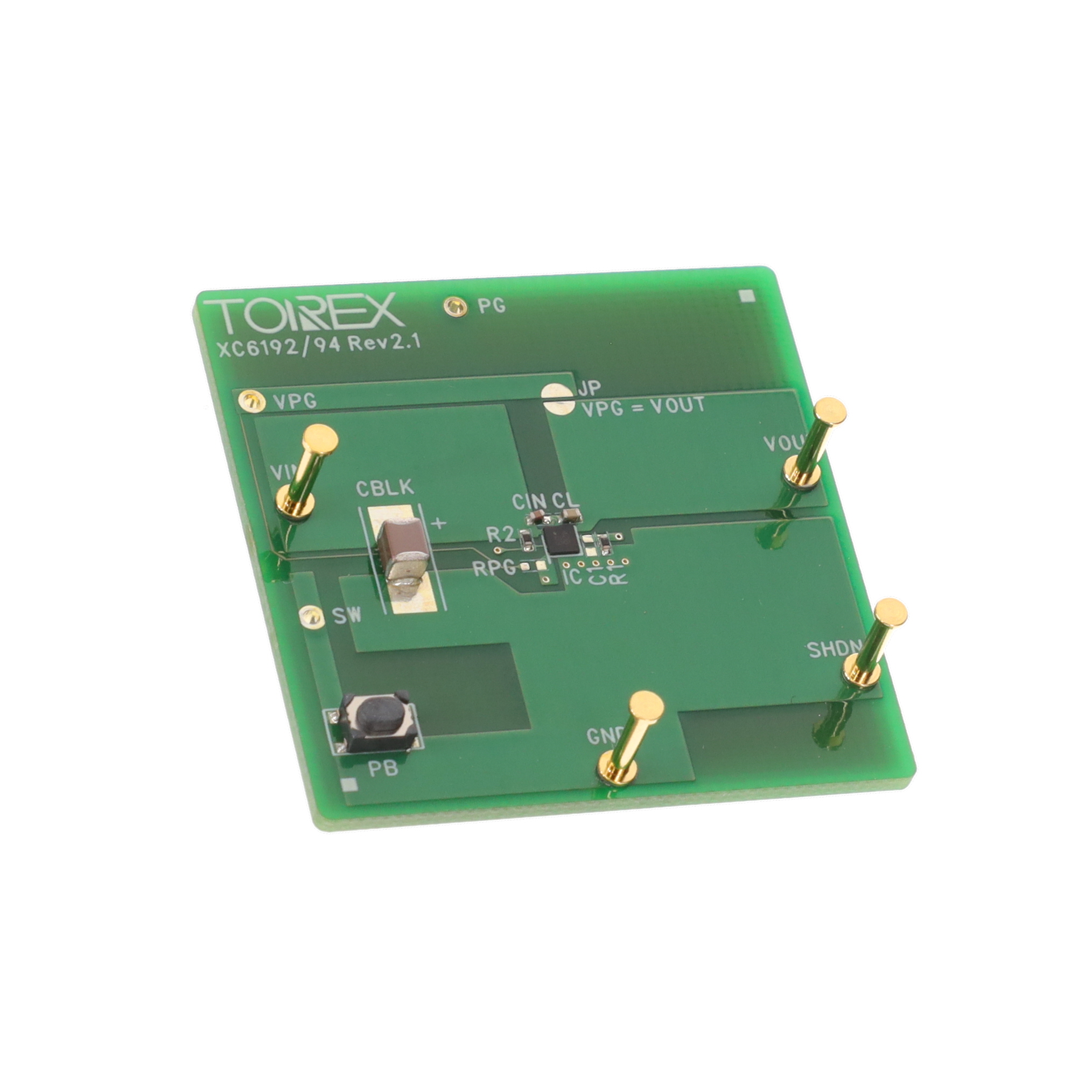 【XC6194AA05E-EVB-01】EVAL BOARD FOR XC6194AA05E