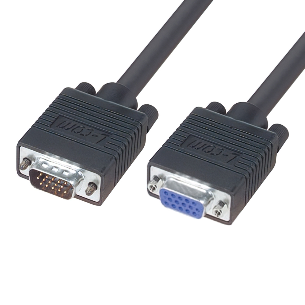 SVGA HD15 M/HD15 F 50' BLACK【CGSVGAMF-50】