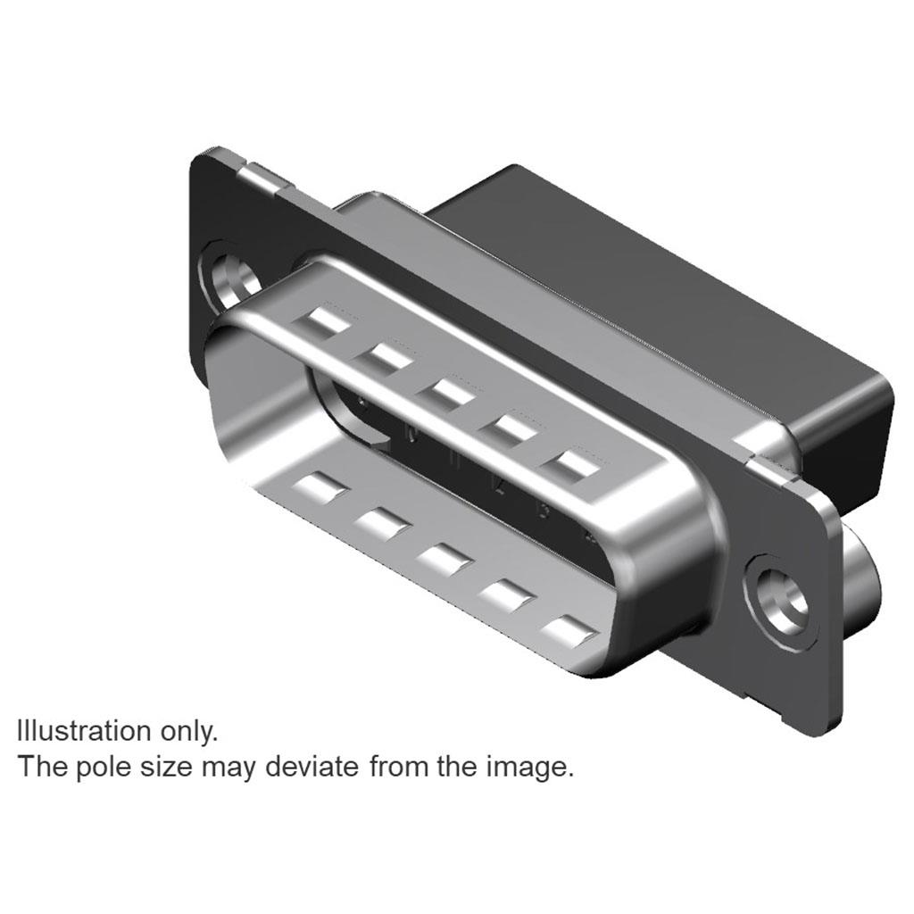 【1731090382】CONN D-SUB PLUG 9POS CRIMP