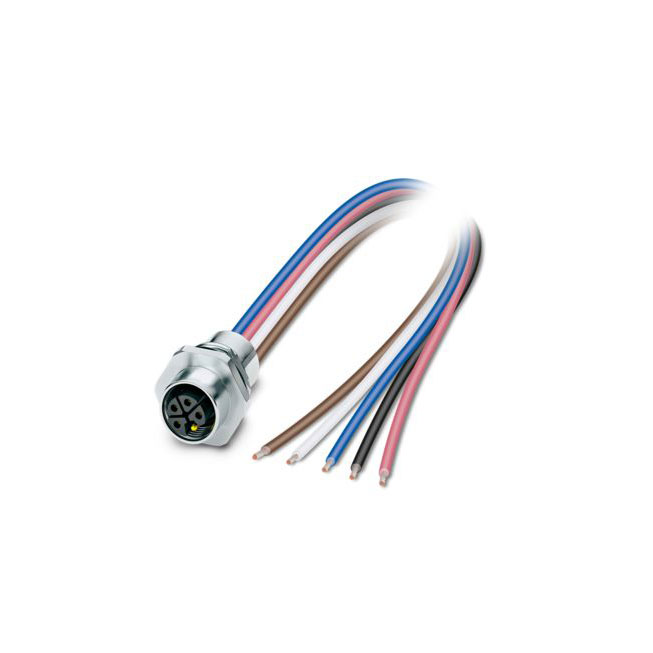 【1329937】CIRC CBL 5POS PLUG TO WIRE 6.56'