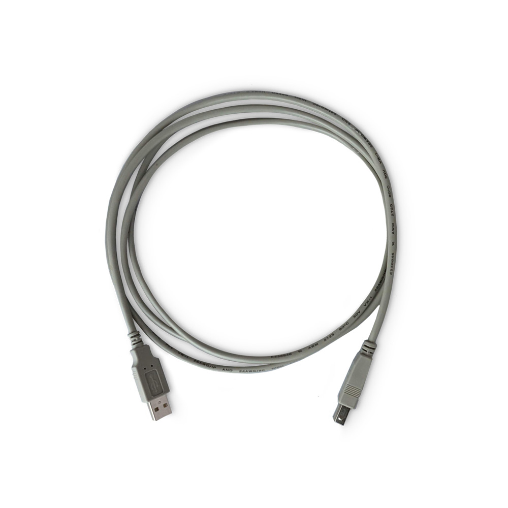 【022128-01】USB CABLE AB BLACK 1.8 METERS AP