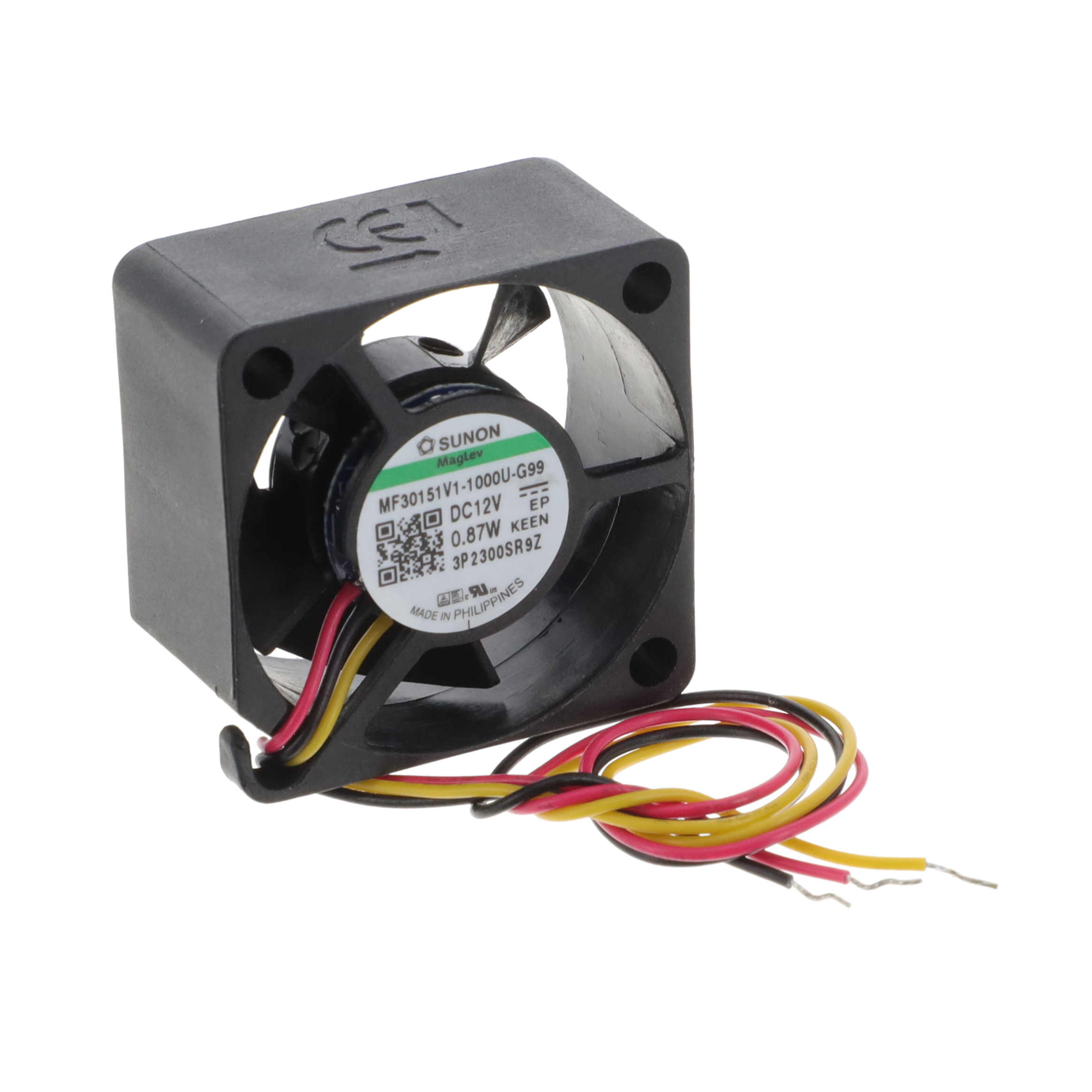 【MF30151V1-1000U-G99】DC FAN 30X30X15 MM 12V 6.0 CFM