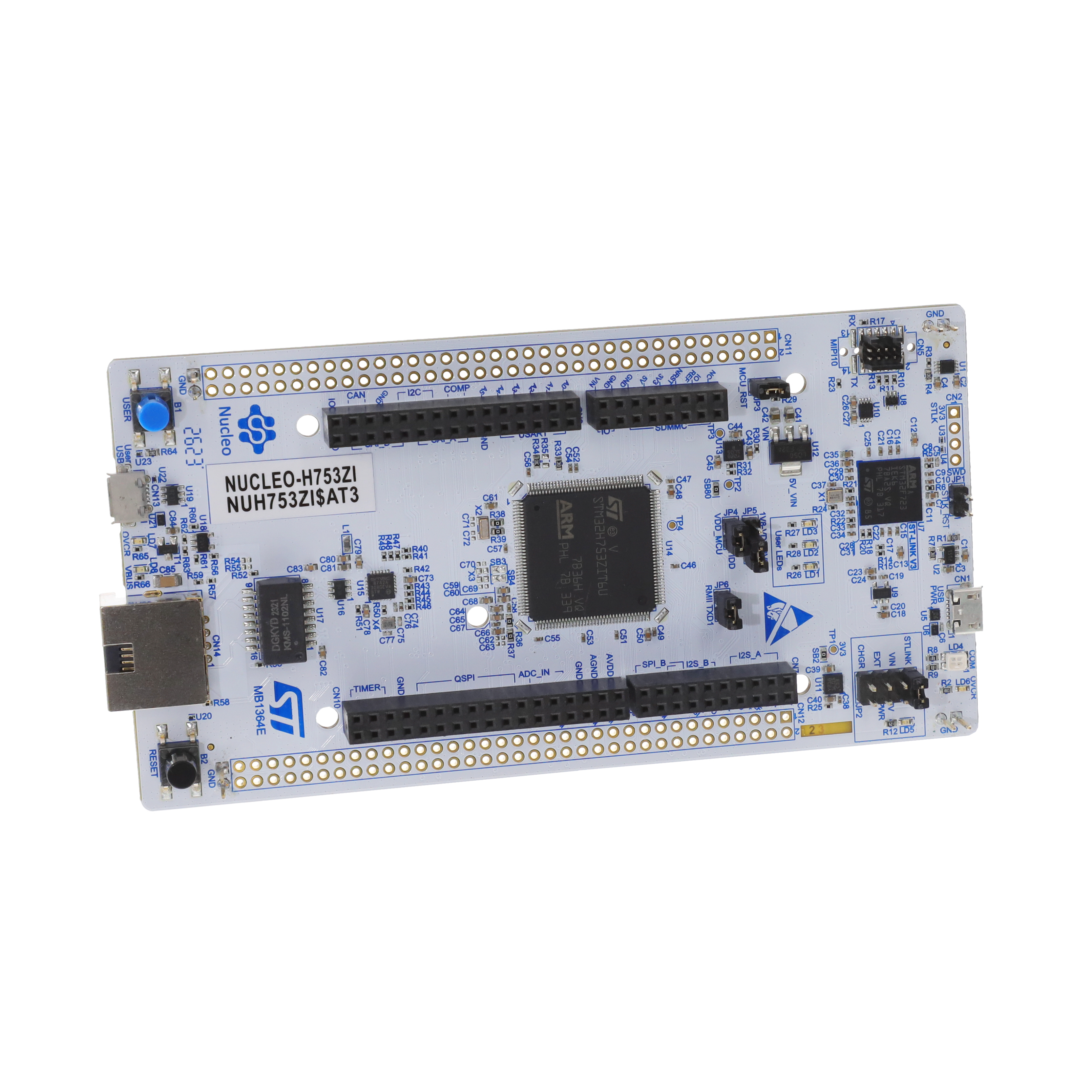 【NUCLEO-H753ZI】NUCLEO-144 STM32H753ZI EVAL BRD