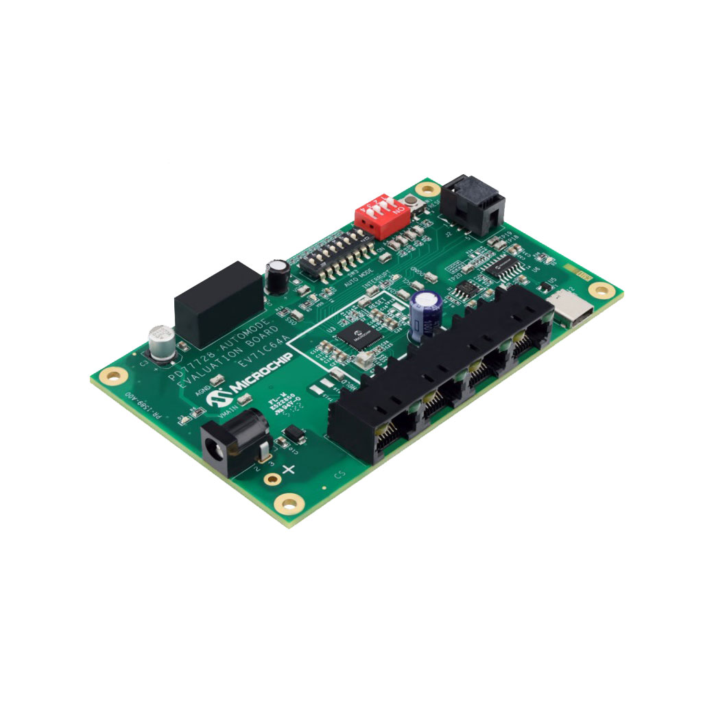 PoE管理チップPD77728評価ボード【EV71C64A】