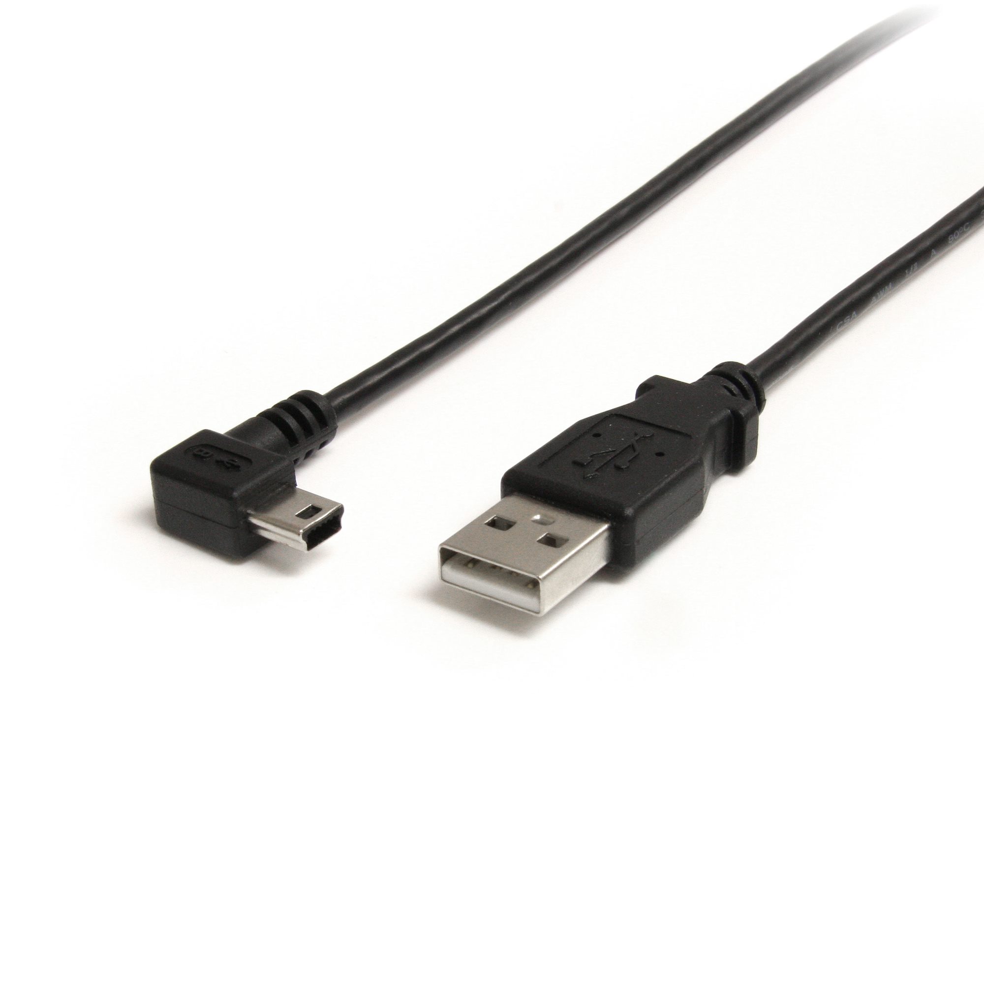 6FT RIGHT ANGLE MINI USB CABLE【USB2HABM6RA】