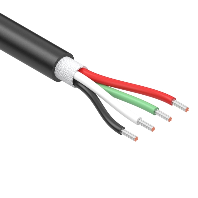 CABLE 4COND 22AWG BLACK【30-03396】
