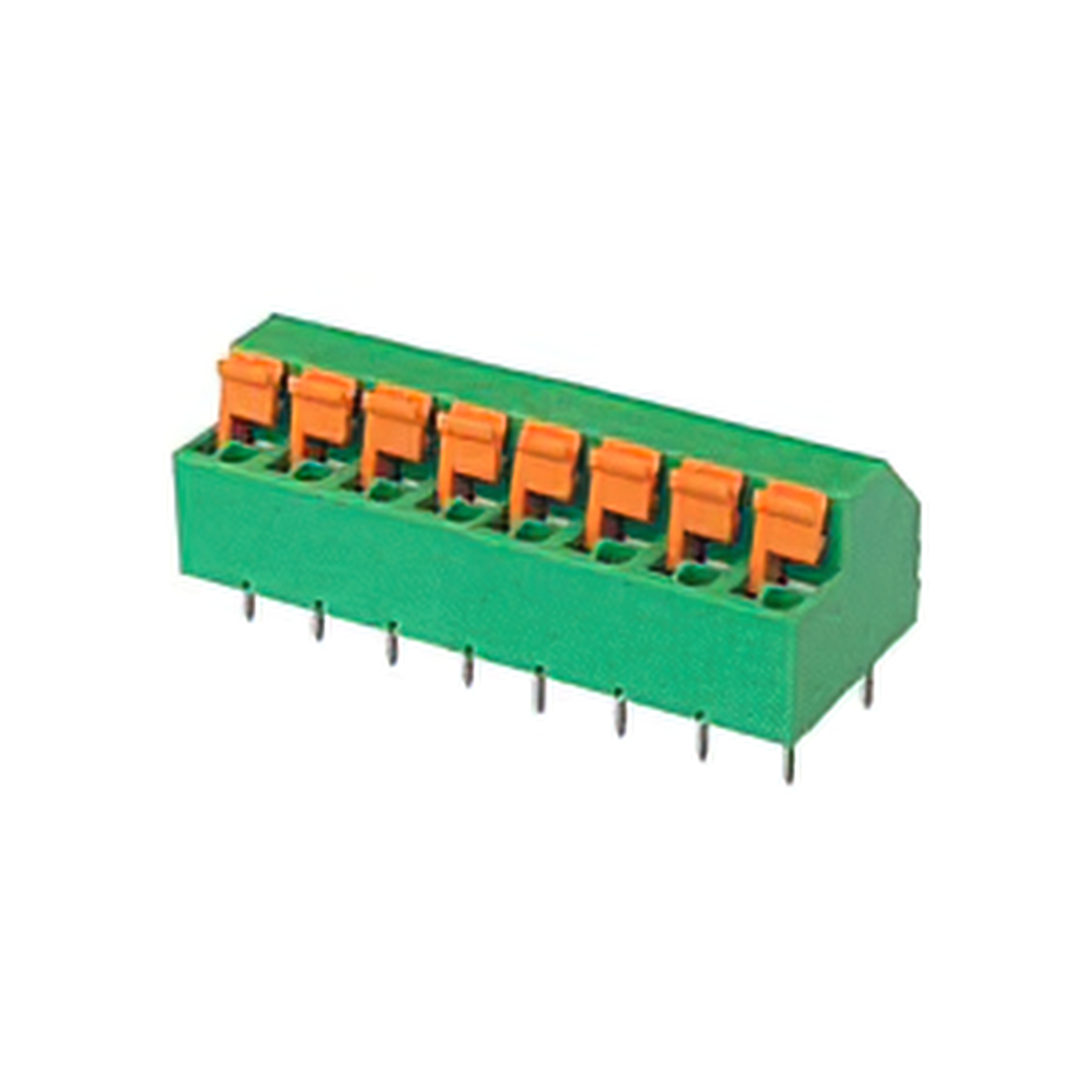 TERM BLOCK 4POS 45DEG 5.08MM PCB【0397000604】
