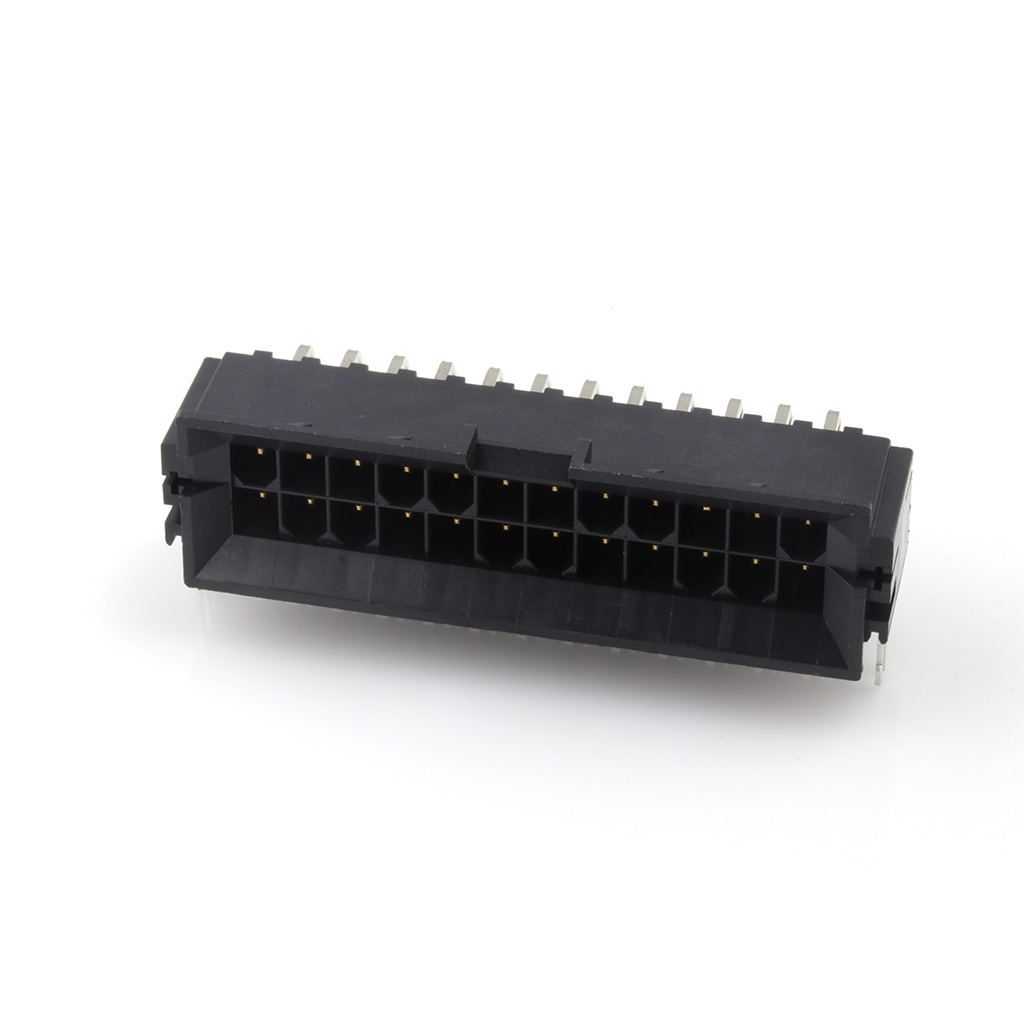 CONN HEADER R/A 24POS 4.2MM【0438100066】