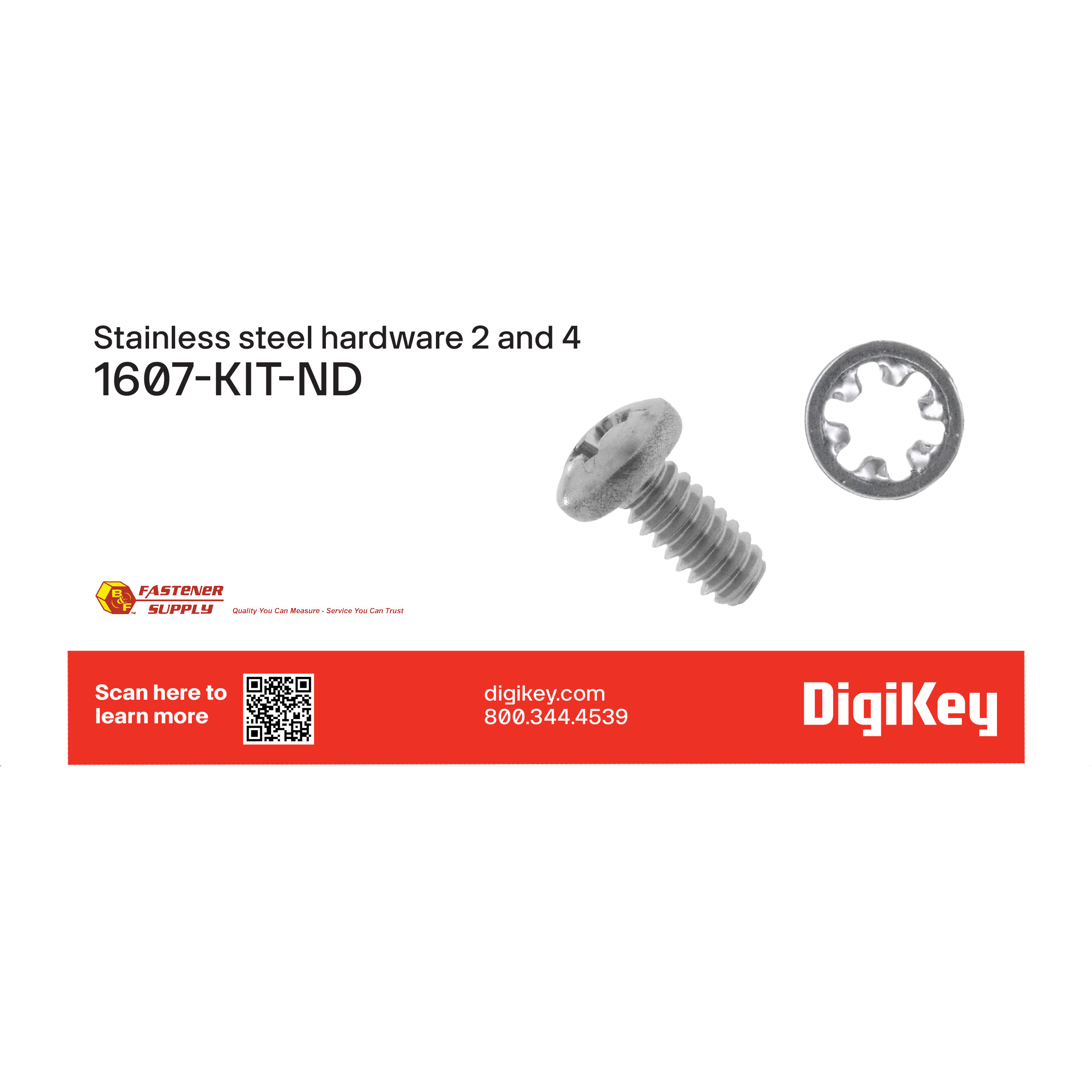STAINLESS STEEL HARDWARE 2 AND 4【1607-KIT】