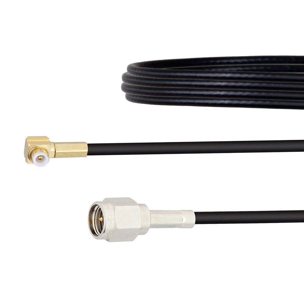 【FMCA1437-8】COAX CBL SMA TO MMBX 8"