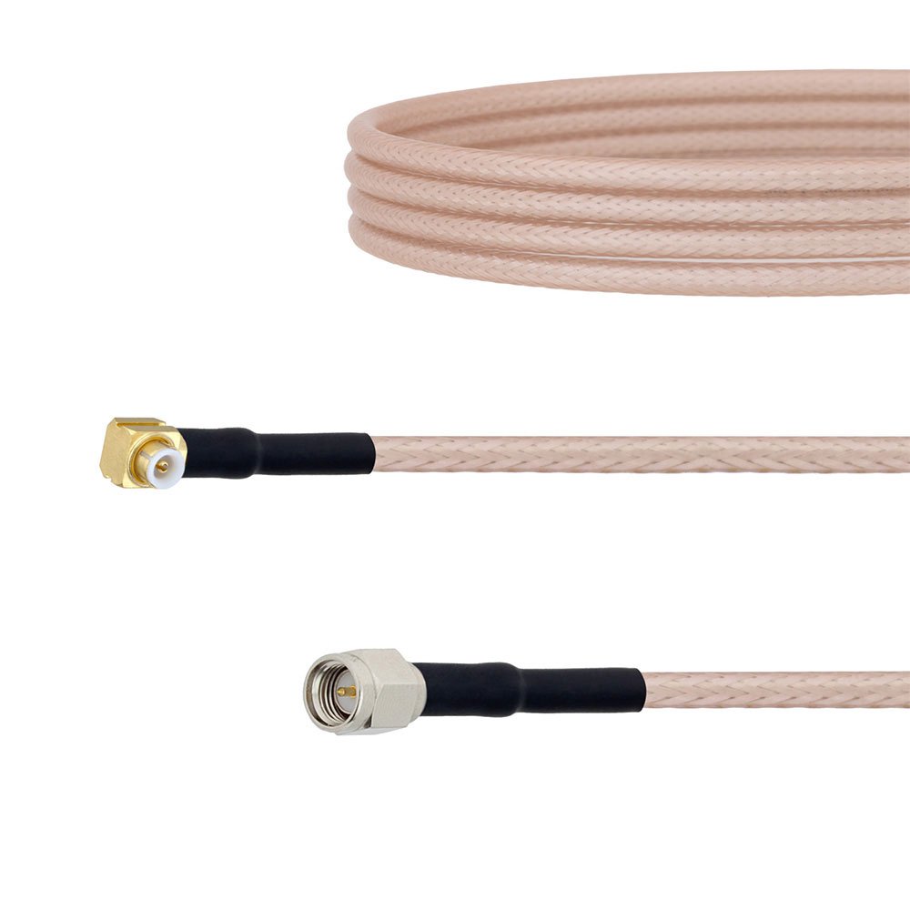 【FMCA1454-8】COAX CBL SMA TO MMBX 8"