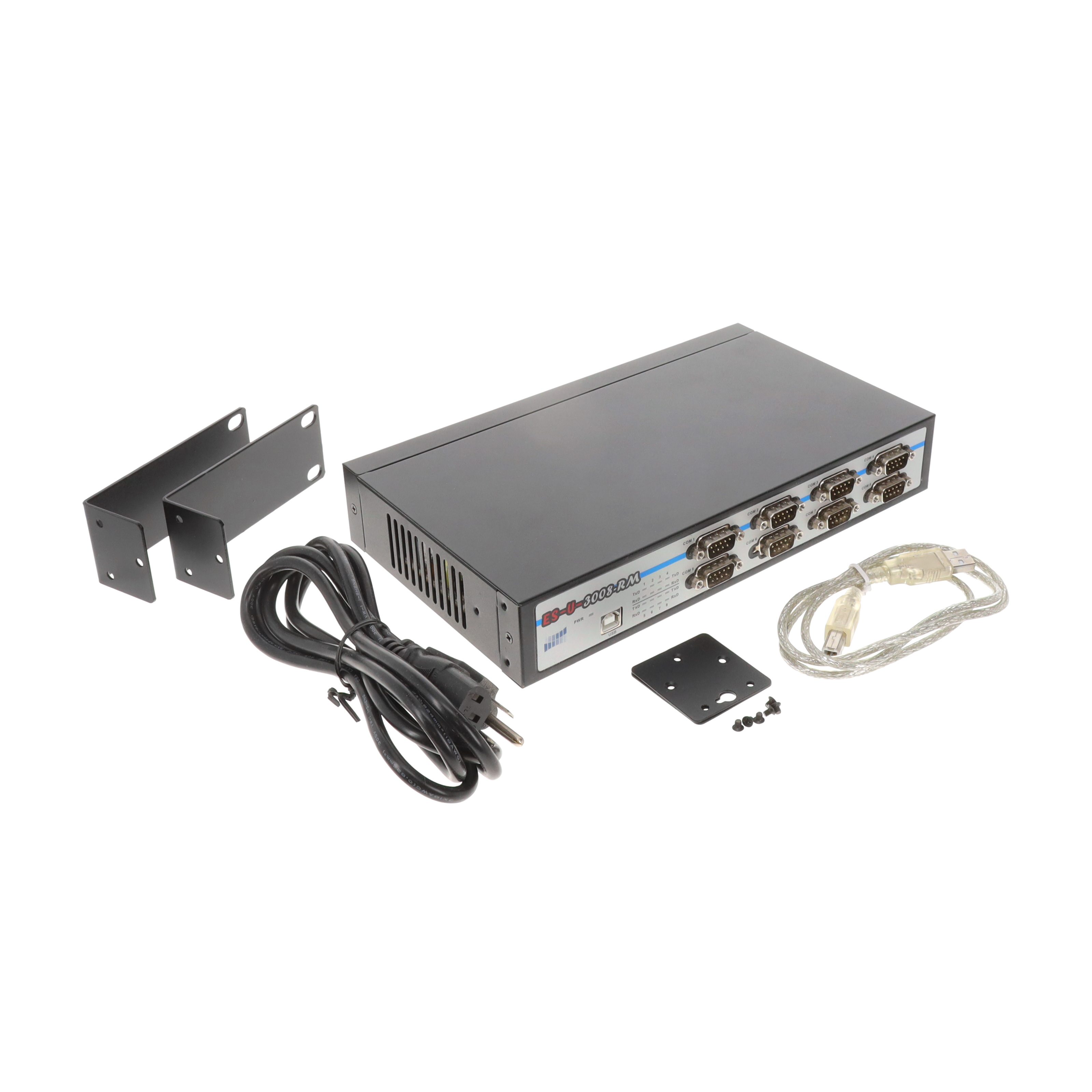【ES-U-3008-RM】RS-232/RS-422/RS-485 USB TO SERL