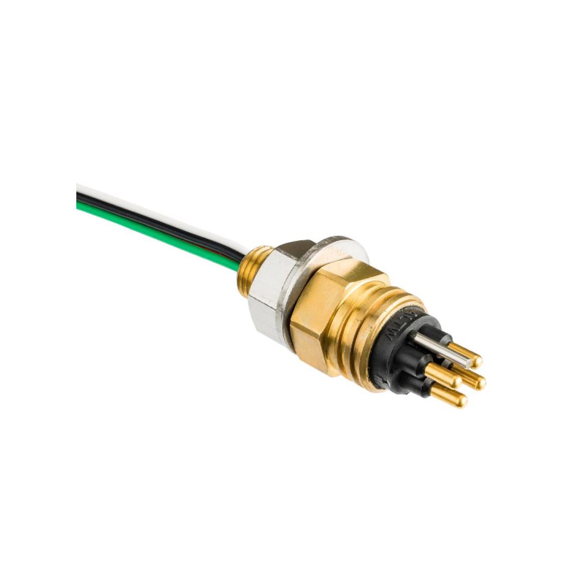 CIRC CBL 4POS PLUG TO WIRE 0.98'【DT-HCM-G4RMM-RHA30】