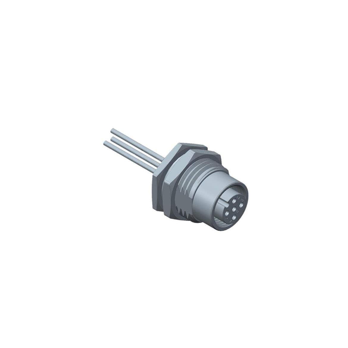 CIRC CBL 5POS RCPT TO WIRE 0.98'【M12A-05PFFC-SF8B30】