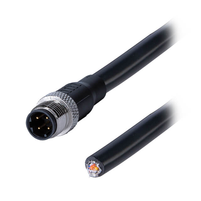 CIRC CBL 4POS RCPT TO WIRE 6.56'【CDM1254-04D-01MST-2M-67】