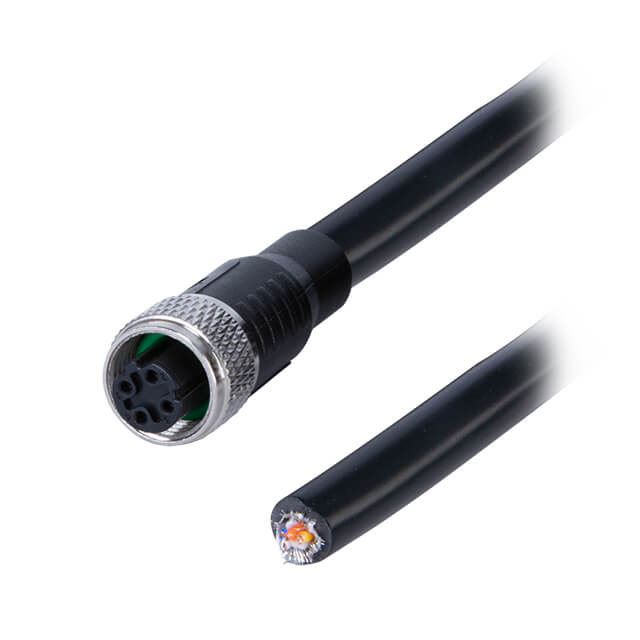 CIRC CBL 4POS PLUG TO WIRE 6.56'【CDM1255-04D-01FST-2M-67】