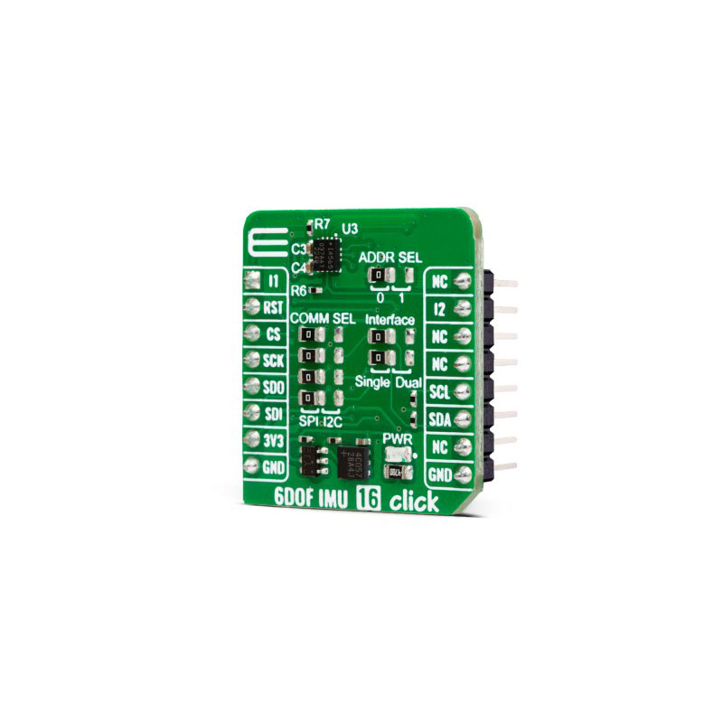 【MIKROE-6197】6DOF IMU 16 CLICK - 1V8[バルク]