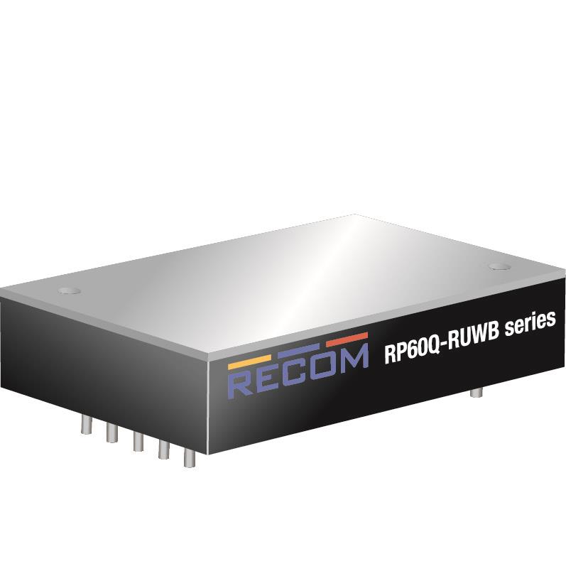 【RP60Q-11005SRUWB/N】60W DC/DC-CONVERTER 'POWERLINE'