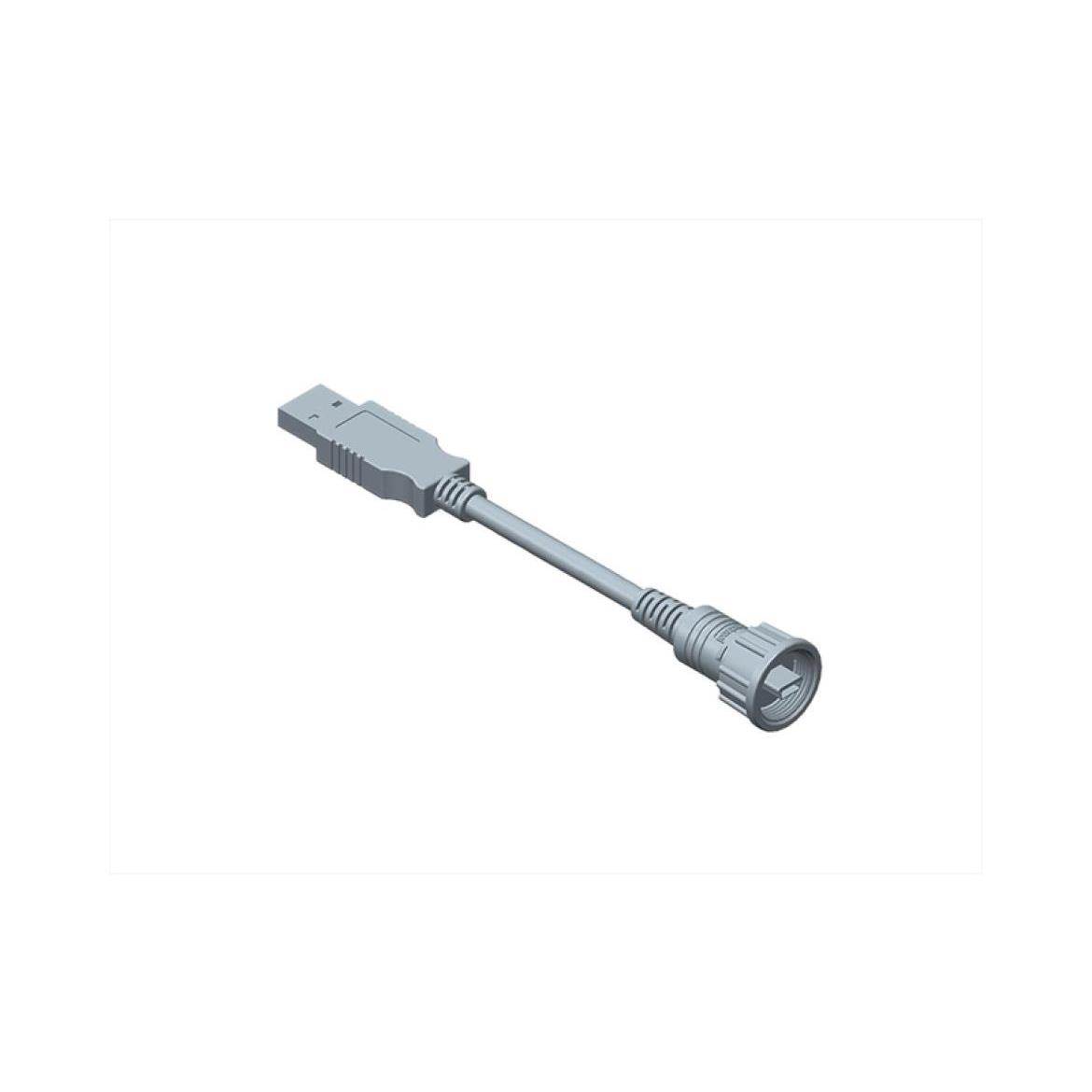 【NUB20FL-NAML-SA003】USB, MINI B 2.0, 1.5A, OVERMOLDE